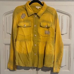 Mystree Mustard Utility Jacket